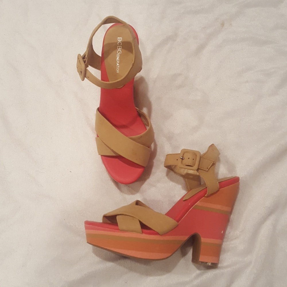BcBGeneration Wedge Heel Sandals